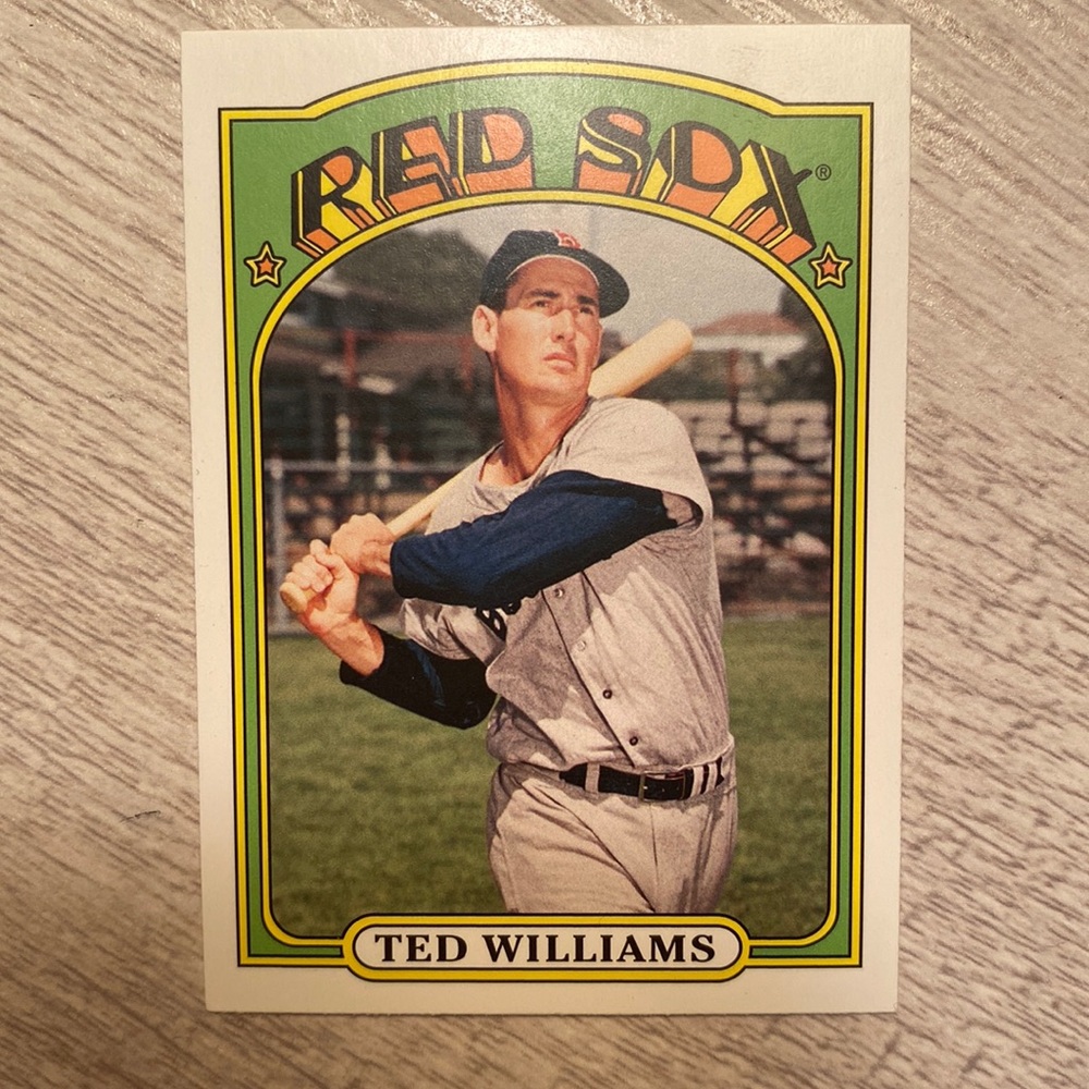 🚨🚨TED WILLIAMS RED SOX TOPPS🚨🚨 (MINT CONDITION) - RARE